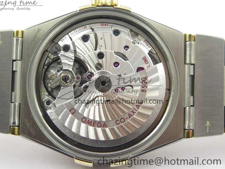 0115 Stylish Constellation 38mm SS RG VSF 1:1 Best Edition WhiteTextured Dial on SS RG Bracelet A8500 Super Clone 7921